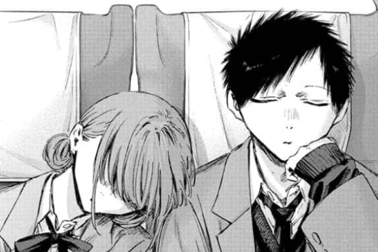アオのハコ【Blue Box】207話 漫画raw 、大樹（Taiki）と雛（Hina）が東京へ戻る新幹線内か