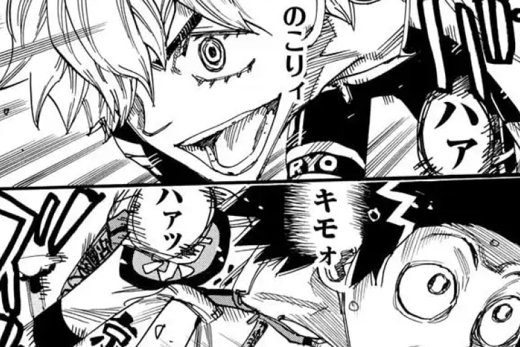 弱虫 ペダル『Yowamushi Pedal』827話  漫画raw、試合はますます激しさを増している。