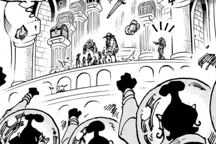 ワンピース『ONE PIECE』1161話 漫画raw 、テニュビトの会