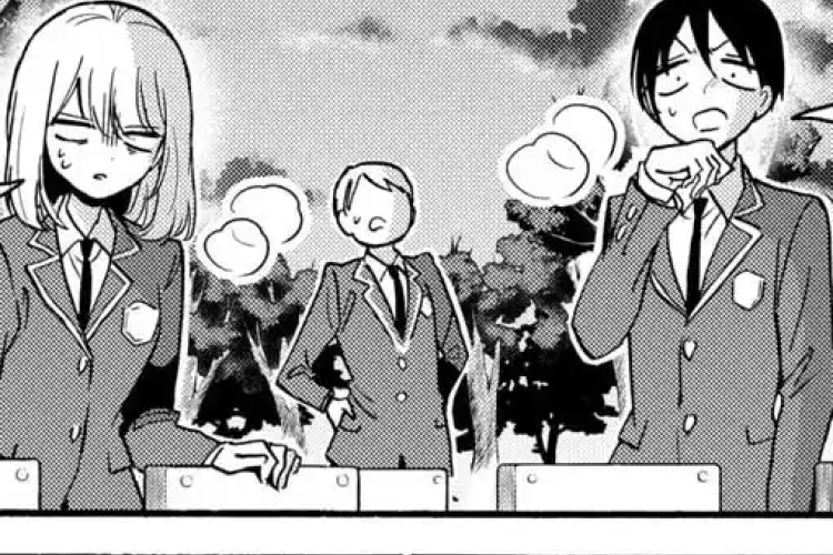 漫画raw 帝乃三姉妹は案外、チョロい『 Dealing with Mikadono Sisters Is a Breeze 』174話、皆が互いに競い合っている