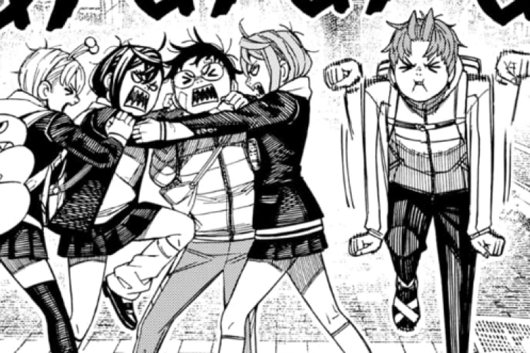 漫画raw ダンダダン『Dandadan』222話 : オカルンはモモとバモラの戦いになった