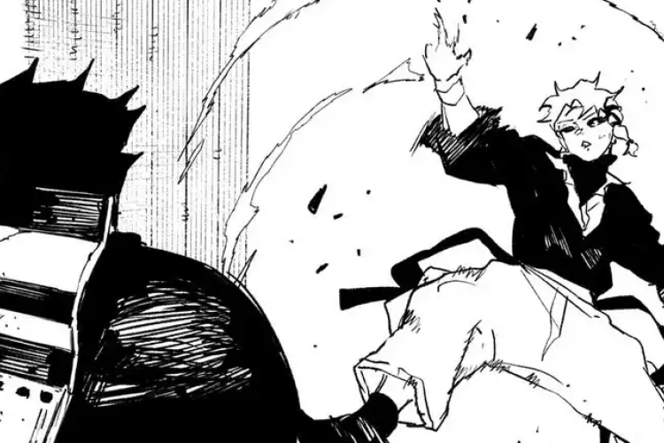 漫画raw カグラバチ『Kagurabachi』93話、互いに技を競い合う