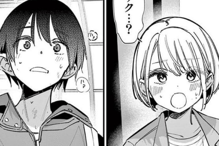 漫画raw アイツノカノジョ『Someone's Girlfriend 』72話、初めてのキスが心を落ち着かせる