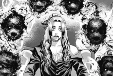 漫画raw  ジャンケットバンク『Junket Bank』189話、三角が「減圧」を掌握した上で真経津と対等に戦う構図が描かれ